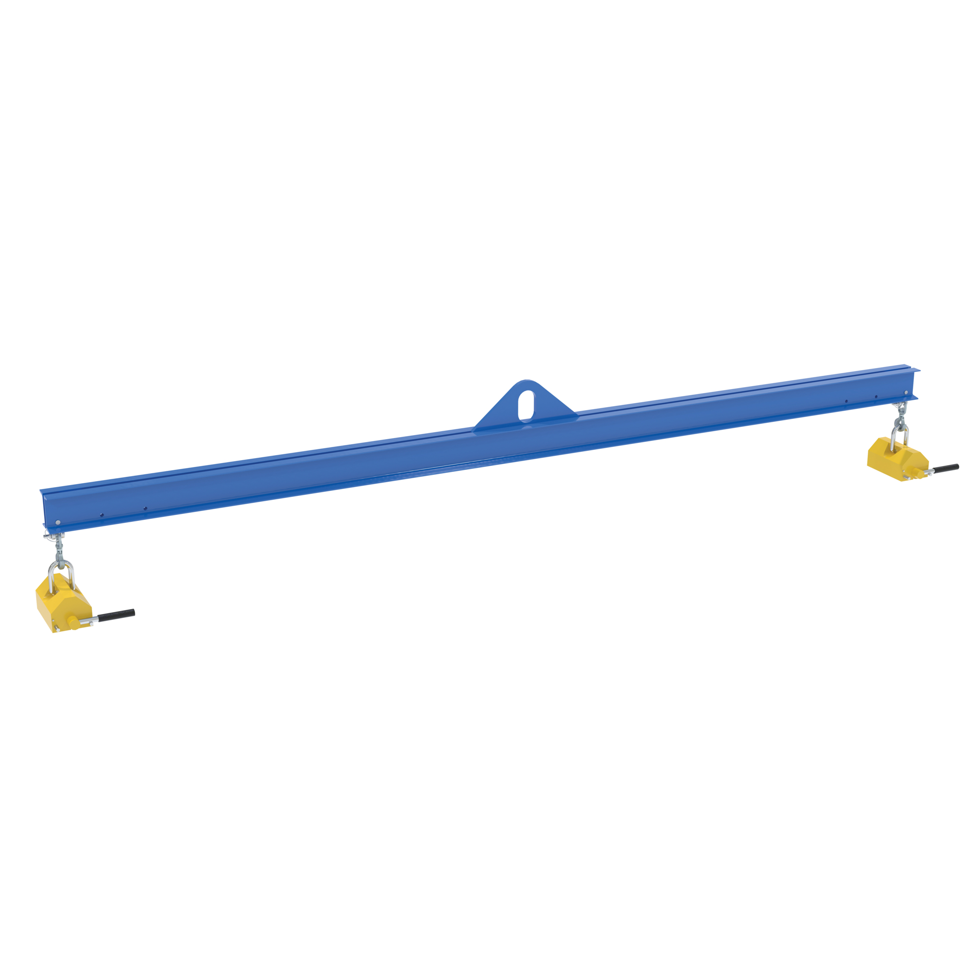 Vestil Steel Magnetic Spreader Beam 144 In Length 2,000 Lb. Capacity Blue